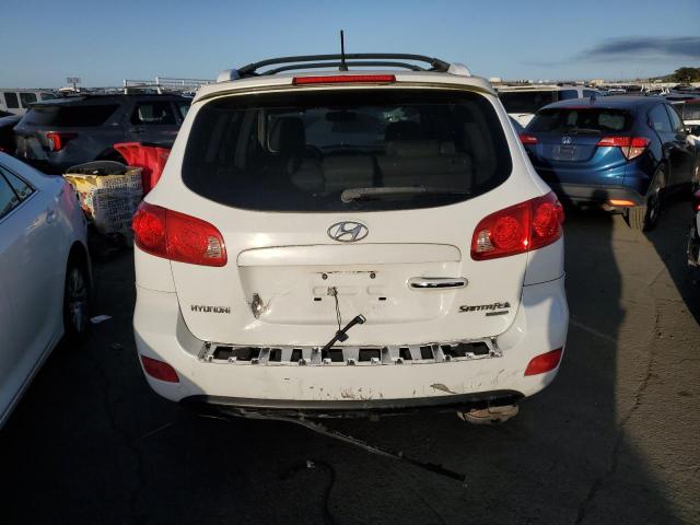 5NMSH13E67H044884 - 2007 HYUNDAI SANTA FE SE WHITE photo 6