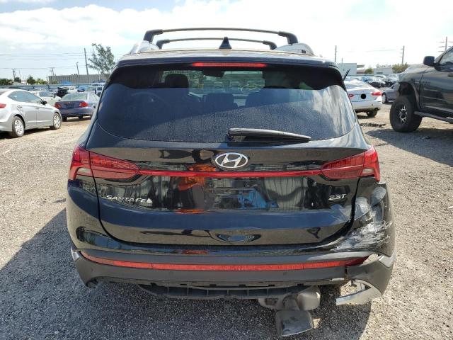 5NMS44AL4NH468236 - 2022 HYUNDAI SANTA FE LIMITED BLACK photo 6