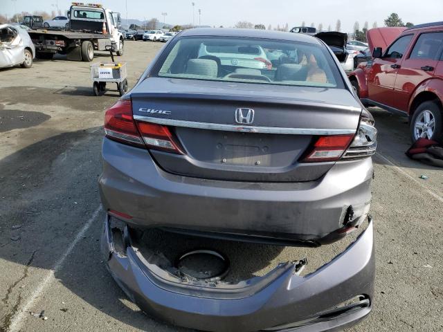 19XFB2F82FE293266 - 2015 HONDA CIVIC EX CHARCOAL photo 6