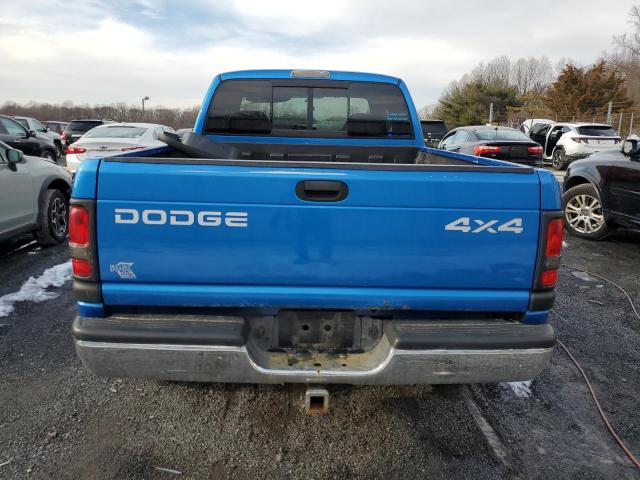 3B7HF13Y11G757706 - 2001 DODGE RAM 1500 BLUE photo 6