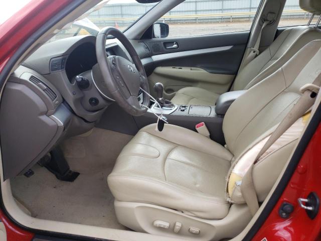 JNKCV61F29M364350 - 2009 INFINITI G37 RED photo 7