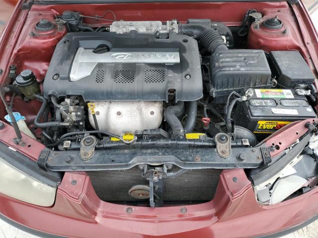 KMHDN45D73U645310 - 2003 HYUNDAI ELANTRA GT GLS BURGUNDY photo 11