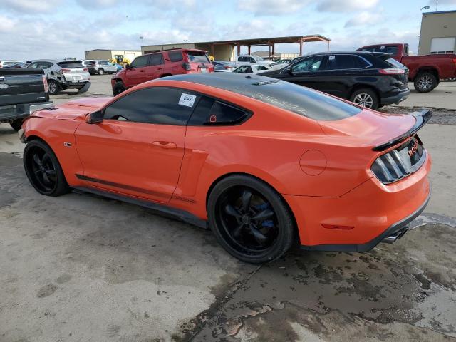 1FA6P8CF6F5356572 - 2015 FORD MUSTANG GT ORANGE photo 2