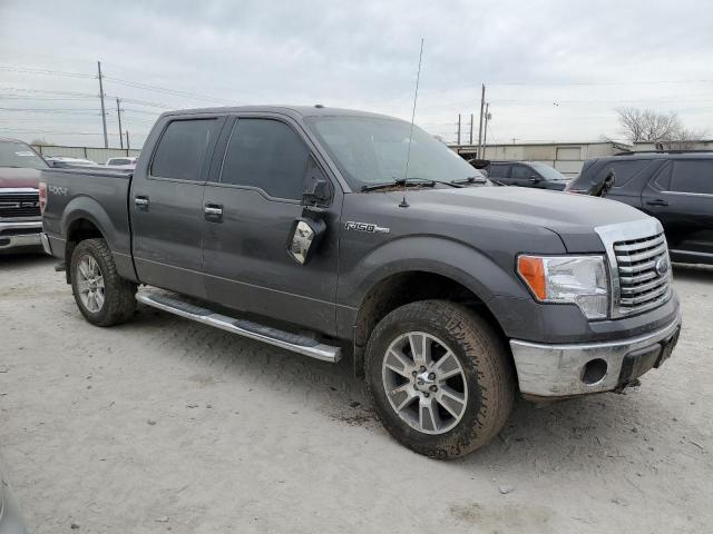 1FTFW1EF2CFC71932 - 2012 FORD F150 SUPERCREW GRAY photo 4