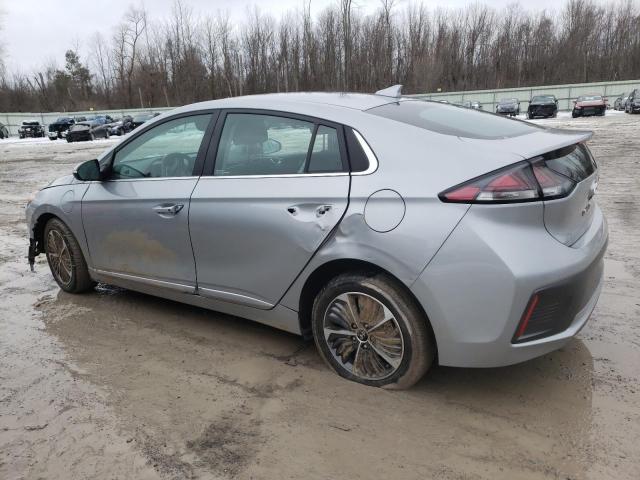 KMHC75LD6MU258344 - 2021 HYUNDAI IONIQ SEL SILVER photo 2