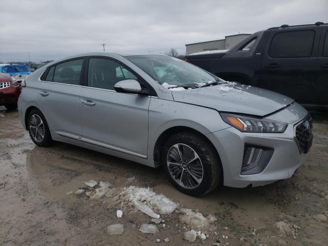 KMHC75LD6MU258344 - 2021 HYUNDAI IONIQ SEL SILVER photo 4