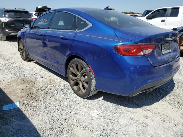 1C3CCCCG8FN572898 - 2015 CHRYSLER 200 C BLUE photo 2