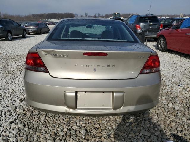 1C3EL46X03N502205 - 2003 CHRYSLER SEBRING LX TAN photo 6