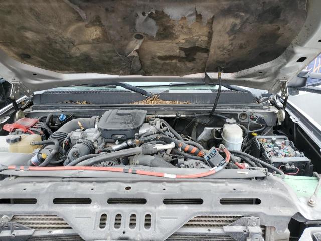 1GT424C85CF227061 - 2012 GMC SIERRA K3500 SLT SILVER photo 11