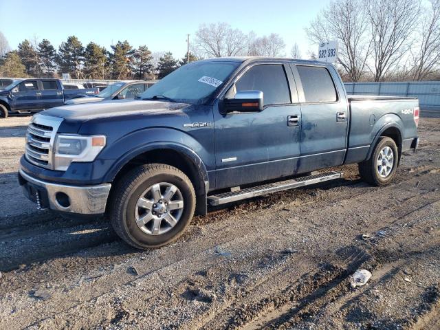 1FTFW1ET1DKD31228 - 2013 FORD F150 SUPERCREW BLUE photo 1
