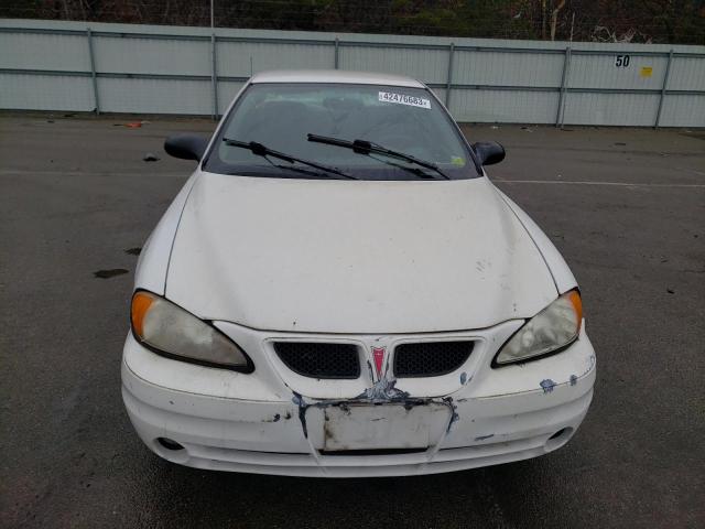 1G2NE52E45M132521 - 2005 PONTIAC GRAND AM S WHITE photo 5