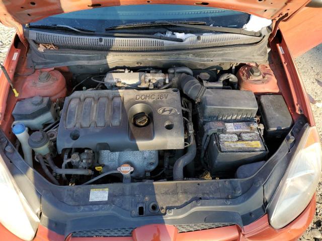 KMHCM36C48U104852 - 2008 HYUNDAI ACCENT GS ORANGE photo 11