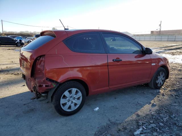 KMHCM36C48U104852 - 2008 HYUNDAI ACCENT GS ORANGE photo 3