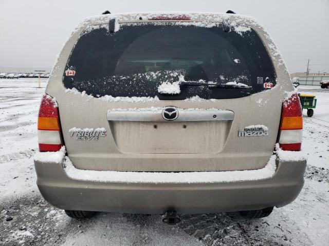 4F2CU08112KM33848 - 2002 MAZDA TRIBUTE LX TAN photo 6