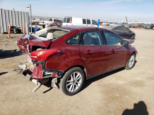 1FADP3F20GL221040 - 2016 FORD FOCUS SE MAROON photo 3