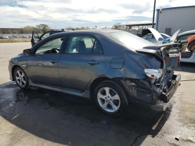 2T1BU4EEXDC994502 - 2013 TOYOTA COROLLA BASE GRAY photo 2