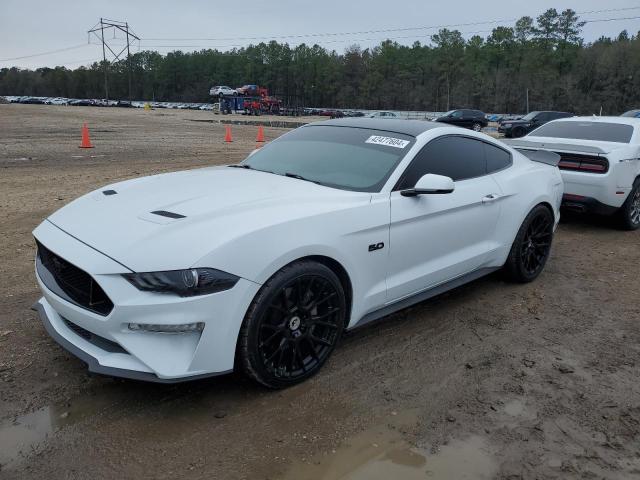 1FA6P8CF6J5106385 - 2018 FORD MUSTANG GT WHITE photo 1