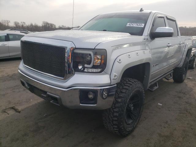 3GTU2VEC6EG208866 - 2014 GMC SIERRA K1500 SLT SILVER photo 1