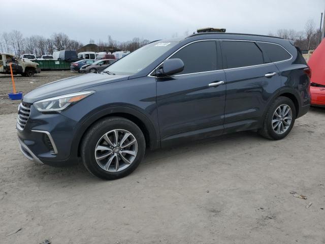 KM8SMDHF8HU202596 - 2017 HYUNDAI SANTA FE SE BLUE photo 1