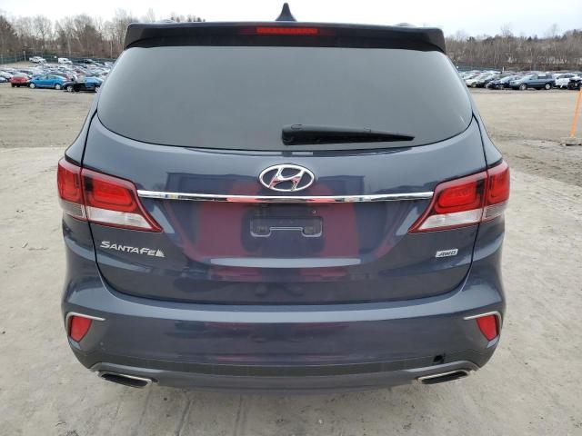 KM8SMDHF8HU202596 - 2017 HYUNDAI SANTA FE SE BLUE photo 6