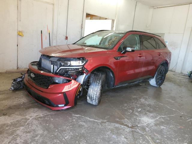 5XYRK4LF2MG039312 - 2021 KIA SORENTO SX RED photo 1