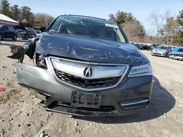 5FRYD4H63EB004381 - 2014 ACURA MDX TECHNOLOGY GREEN photo 5