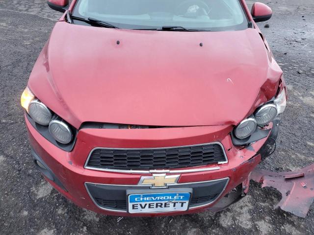 1G1JC6SB9D4150807 - 2013 CHEVROLET SONIC LT RED photo 11