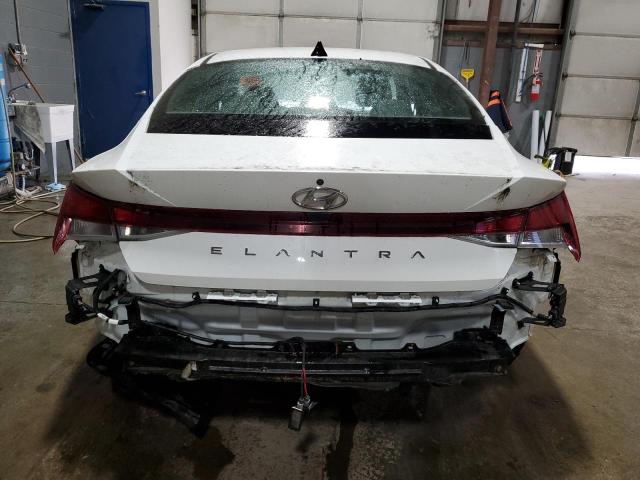 5NPLL4AG0MH047528 - 2021 HYUNDAI ELANTRA SE WHITE photo 6