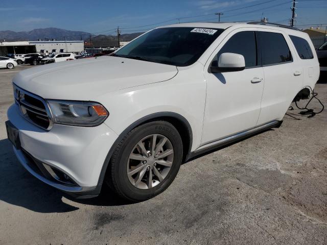 1C4RDHAG1HC944776 - 2017 DODGE DURANGO SXT WHITE photo 1