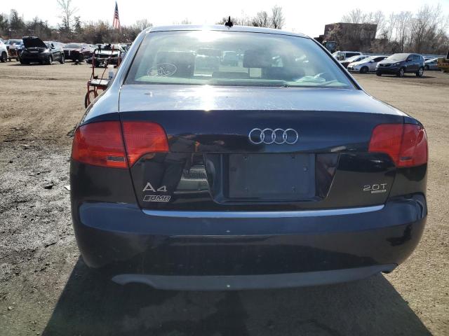 WAUDF78E07A217395 - 2007 AUDI A4 2.0T QUATTRO BLUE photo 6