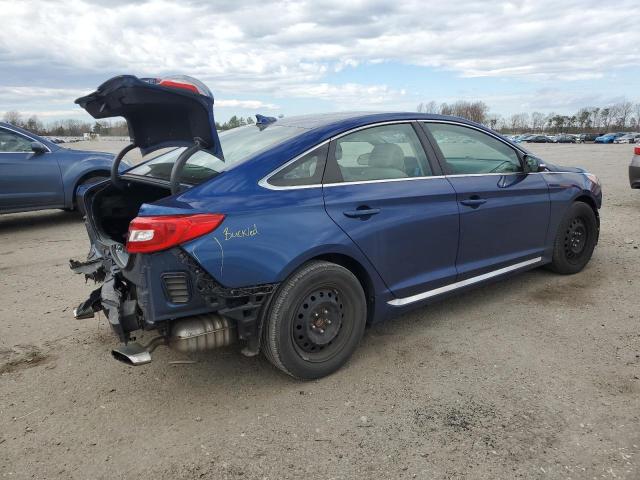 5NPE34AF8GH286166 - 2016 HYUNDAI SONATA SPORT BLUE photo 3