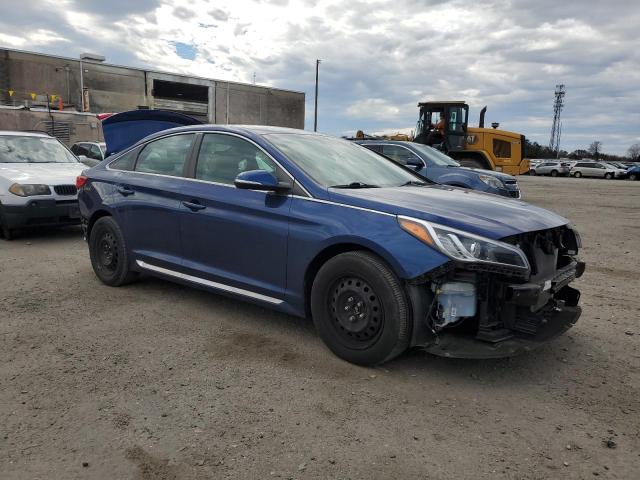 5NPE34AF8GH286166 - 2016 HYUNDAI SONATA SPORT BLUE photo 4