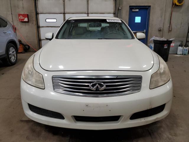 JNKBV61F27M821151 - 2007 INFINITI G35 WHITE photo 5