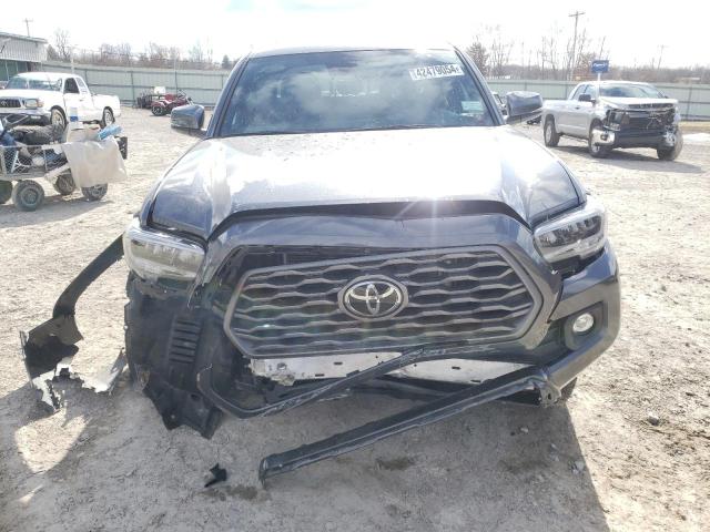 3TYCZ5AN8PT154977 - 2023 TOYOTA TACOMA DOUBLE CAB GRAY photo 5