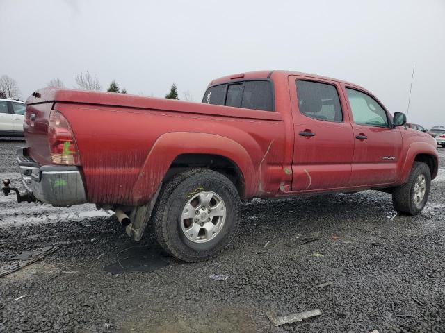 5TEMU52N25Z001654 - 2005 TOYOTA TACOMA DOUBLE CAB LONG BED RED photo 3