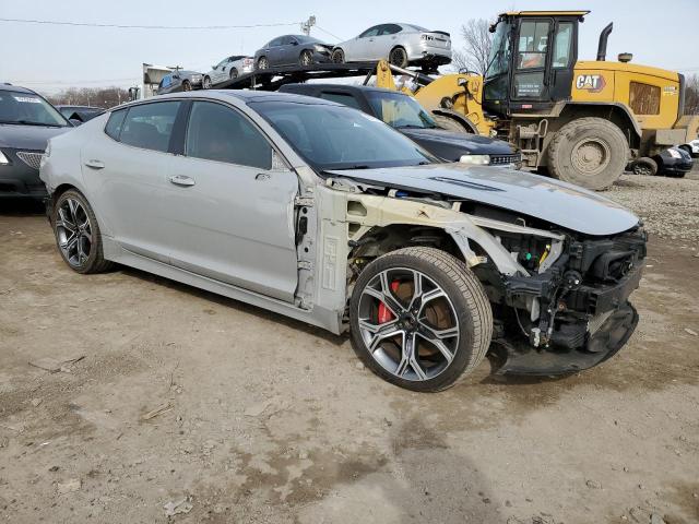 KNAE55LC8J6025220 - 2018 KIA STINGER GT2 SILVER photo 4