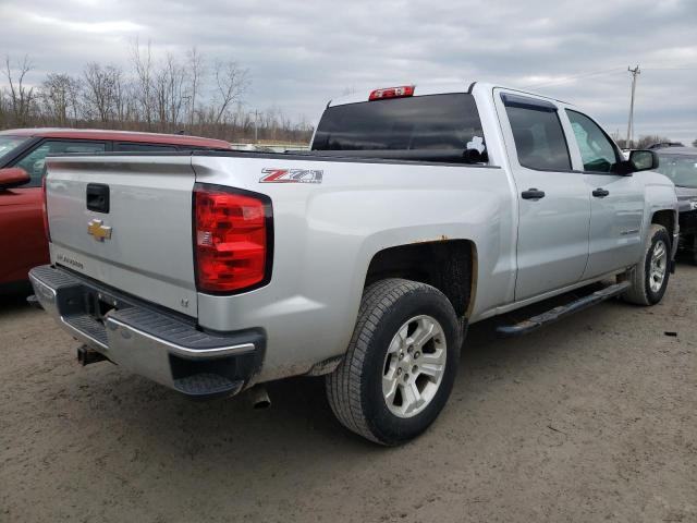 3GCUKREC3EG471050 - 2014 CHEVROLET SILVERADO K1500 LT SILVER photo 3