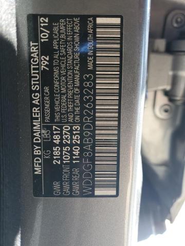 WDDGF8AB9DR263283 - 2013 MERCEDES-BENZ C 300 4MATIC SILVER photo 12