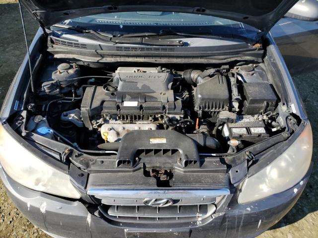 KMHDU46D38U406734 - 2008 HYUNDAI ELANTRA GLS GRAY photo 11