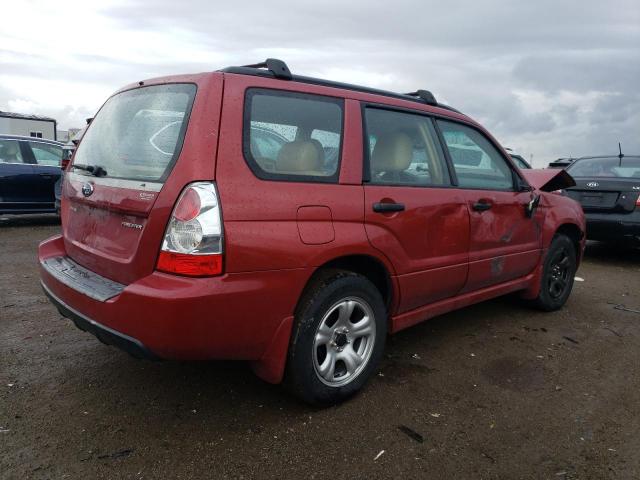 JF1SG63606H716906 - 2006 SUBARU FORESTER 2.5X RED photo 3