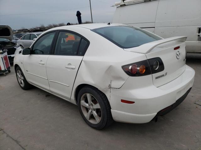 JM1BK123761434919 - 2006 MAZDA 3 S WHITE photo 2