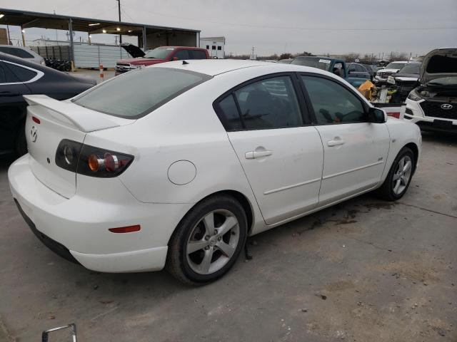 JM1BK123761434919 - 2006 MAZDA 3 S WHITE photo 3