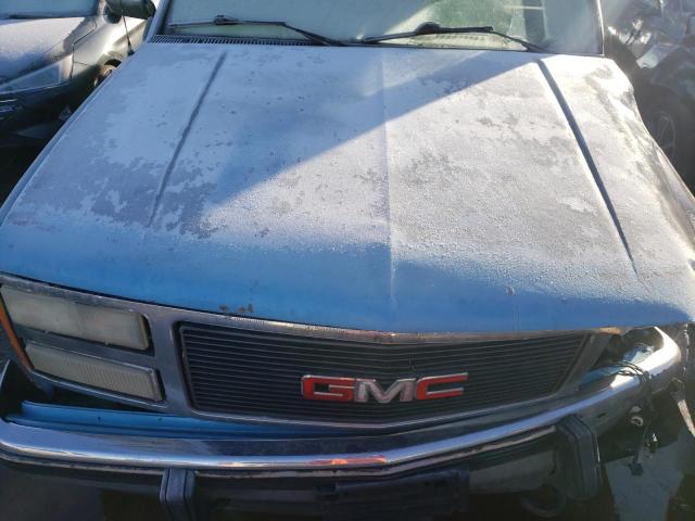 1GTEK19KXPE564472 - 1993 GMC SIERRA K1500 BLUE photo 11