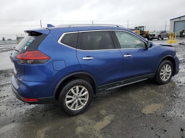 5N1AT2MV7JC795038 - 2018 NISSAN ROGUE S BLUE photo 3