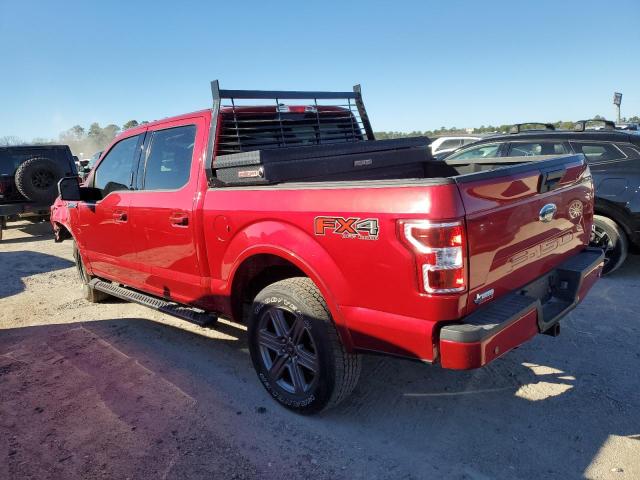 1FTEW1E45LKE59412 - 2020 FORD F150 SUPERCREW RED photo 2