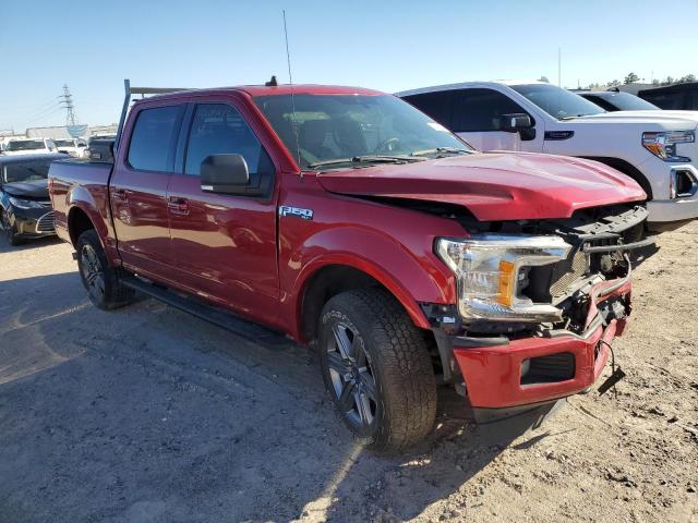 1FTEW1E45LKE59412 - 2020 FORD F150 SUPERCREW RED photo 4