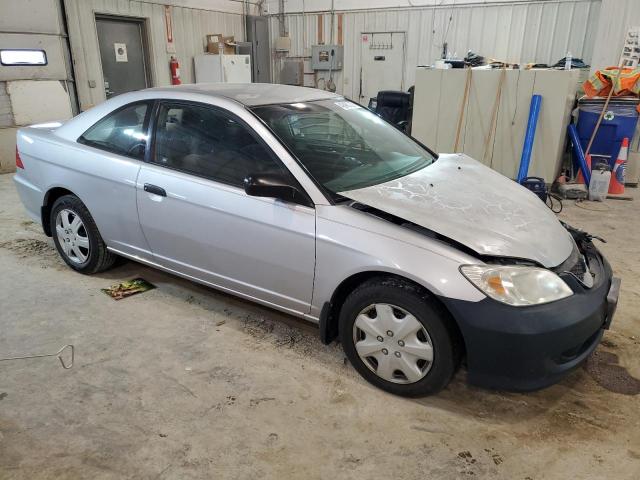 1HGEM22144L082364 - 2004 HONDA CIVIC DX VP SILVER photo 4