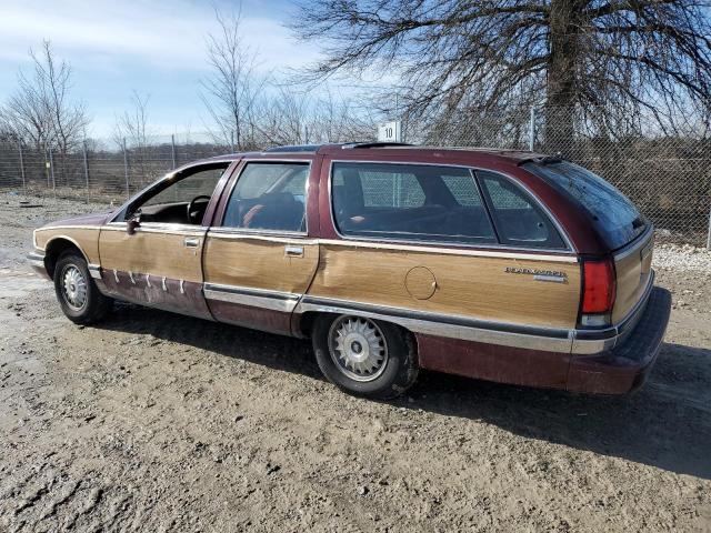 1G4BR8370NW409721 - 1992 BUICK ROADMASTER ESTATE PURPLE photo 2