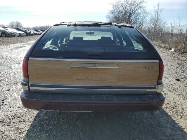 1G4BR8370NW409721 - 1992 BUICK ROADMASTER ESTATE PURPLE photo 6