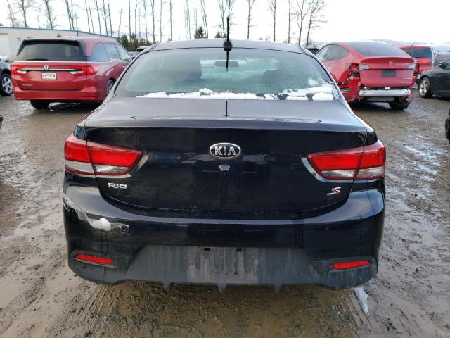 3KPA24AB0KE170231 - 2019 KIA RIO S BLACK photo 6